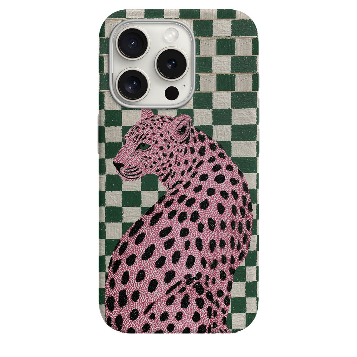 Pink Leopard Checkered - 247